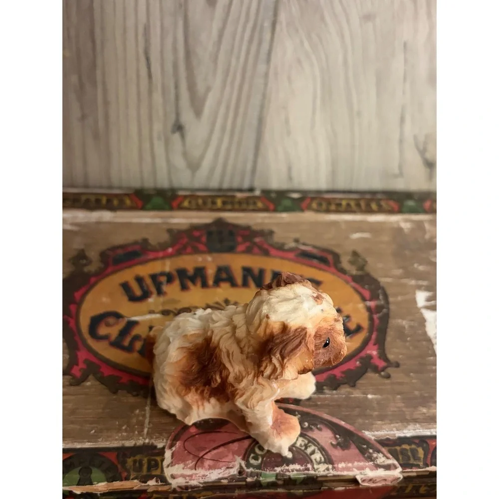 Miniature Shih Tzu Dog Figurine